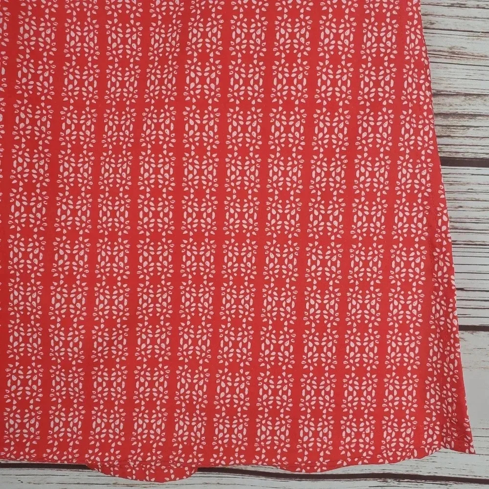 RipSkirt Womens Large Style 1 Red/White "Sunflower Seeds" Short Wrap Skirt - Picture 4 of 9
